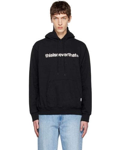 thisisneverthat Embroide Hoodie - Black