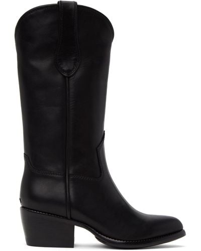 Rag & Bone Black Cowboy Boots