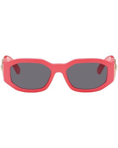 Versace Pink Medusa biggie Sunglasses - Black