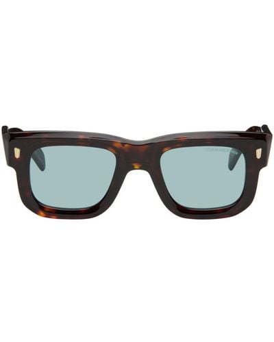 Cutler and Gross Tortoiseshell 1402 Sunglasses - Black