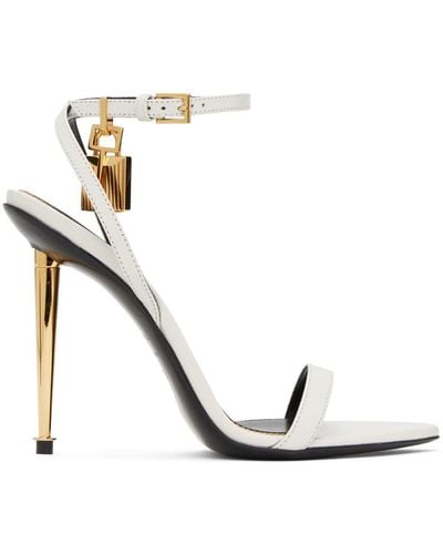Tom ford white heels sale