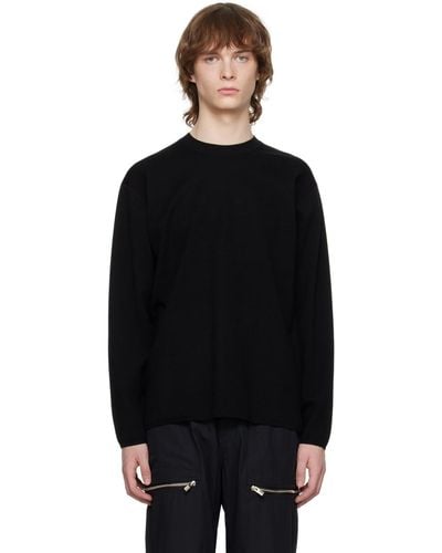 Attachment Vented Sweatshirt - Black