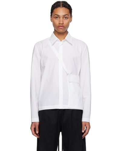 MM6 by Maison Martin Margiela Men's Buttoned Pocket Shirt - White