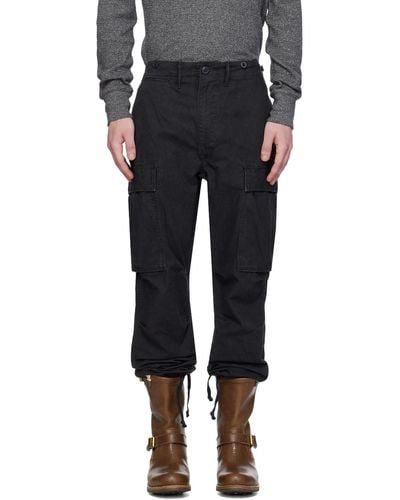 RRL Surplus Cargo Trousers - Black