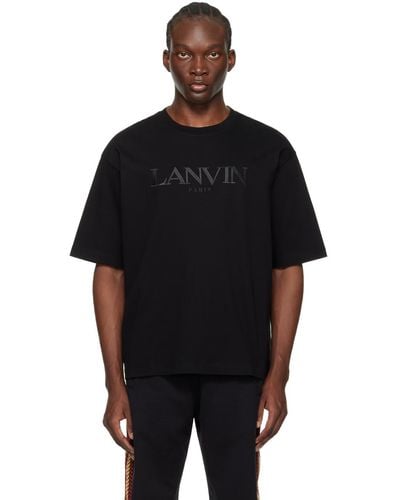 Lanvin オーバーサイズ Tシャツ - ブラック