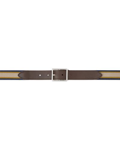 Paul Smith Multicolour Leather Belt - Black