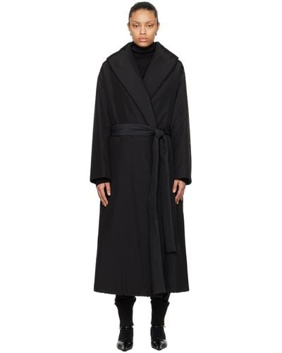 The Row Francine Coat - Black