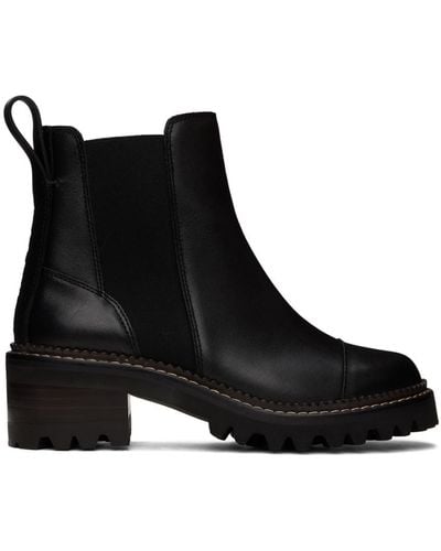 See By Chloé Mallory Ankle Boots - Black