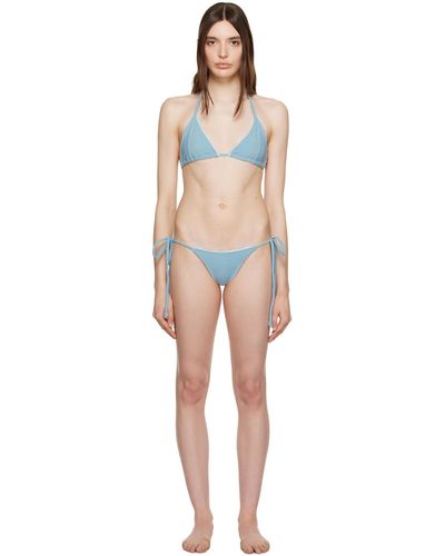 Frankie's Bikinis Bikini tiamackenzie bleu exclusif à ssense - Noir