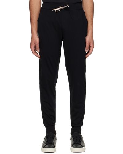 BOSS Printed Pyjama Trousers - Black