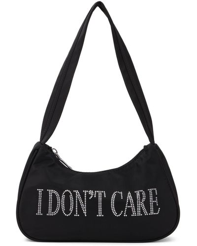 PRAYING Ssense Exclusive 'i Don't Care' Bag - Black