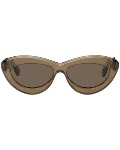 Loewe Green Cat-eye Sunglasses - Black