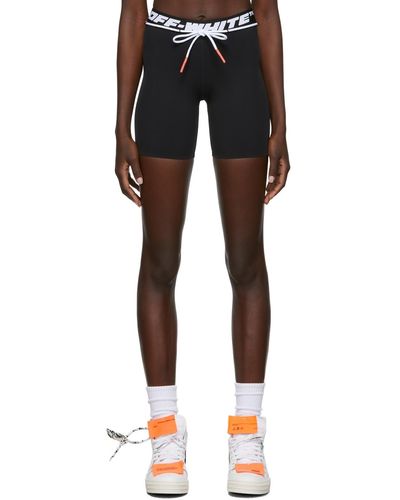 Off-White c/o Virgil Abloh Off- pantalon de sport noir à logo - Multicolore