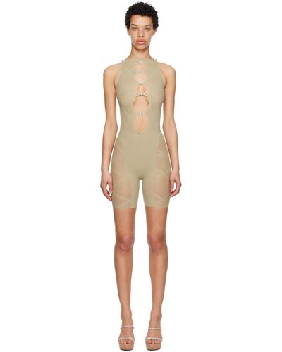 Poster Girl Ssense Exclusive Taupe Jetta Jumpsuit - Black