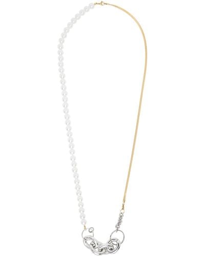 Bless Materialmix Necklace - Black