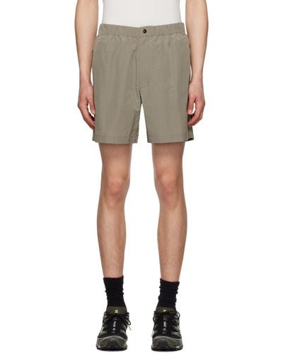 Goldwin Win Taupe Gusset Shorts - Multicolor