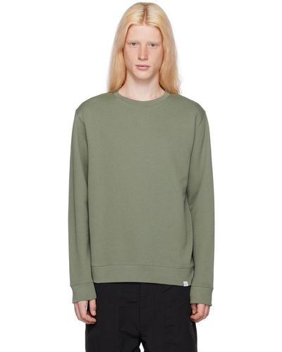 Norse Projects Pull molletonné vagn vert