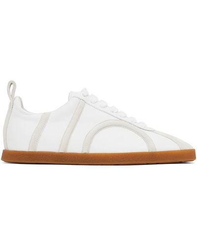 Totême Toteme Off-white 'the Leather' Trainers - Black