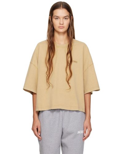 Jacquemus Tan Le Chouchou 'le T-shirt Corto' T-shirt - Multicolor