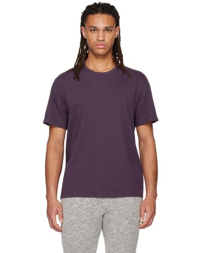 Vince Purple Garment Dye T-shirt