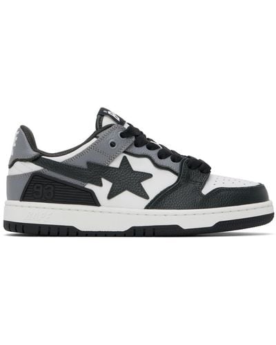 A Bathing Ape Sk8 Sta #5 Trainers - Black