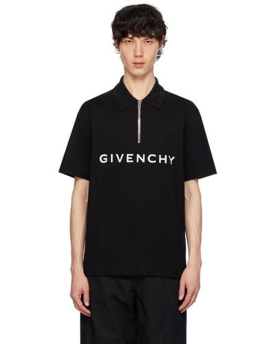 Givenchy Archetype ポロシャツ - ブラック