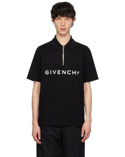 Givenchy Polo noir à logo