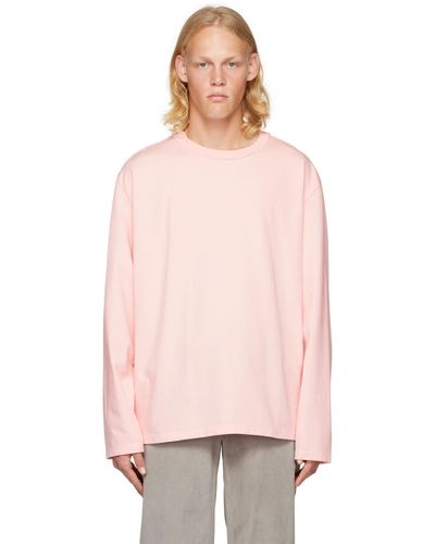 Camiel Fortgens Oversized Long Sleeve T-shirt - Pink