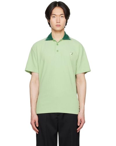 Maison Kitsuné Green Fox Head Polo