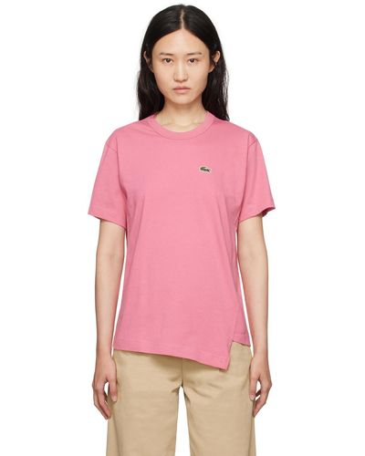 Comme des Garçons Lacoste Edition T-shirt - Pink