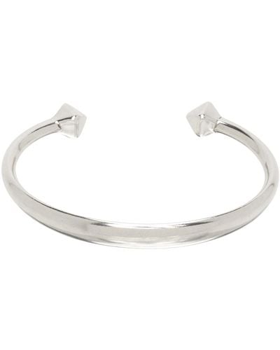 Isabel Marant Silver Ring Man Bracelet - Black