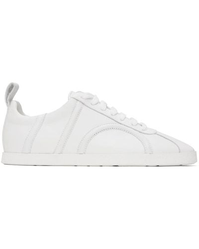 Totême Toteme White 'the Leather' Trainers - Black