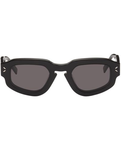 McQ Lunettes de soleil larges noires