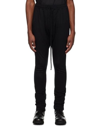 Julius Paneled Sweatpants - Black