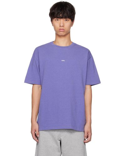A.P.C. . Purple Kyle T-shirt