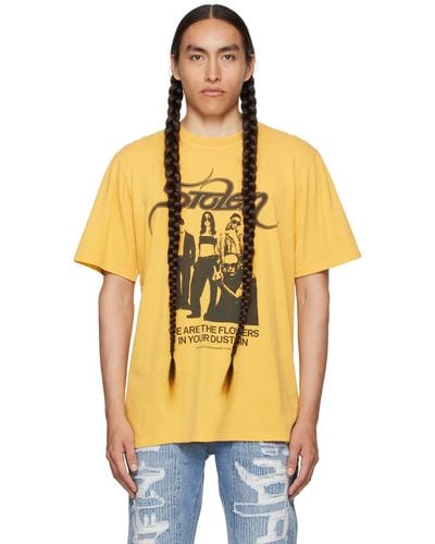 Stolen Girlfriends Club 'dust Bin' T-shirt - Yellow