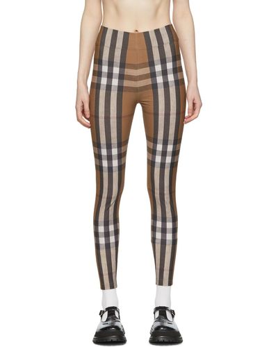 Burberry Check leggings - Black