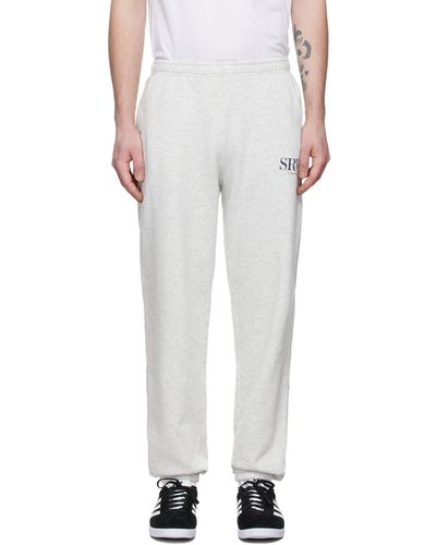 Sporty & Rich Grey Upper East Side Lounge Trousers - Multicolour