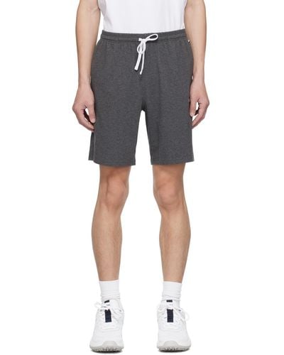 BOSS Embroidered Shorts - Black