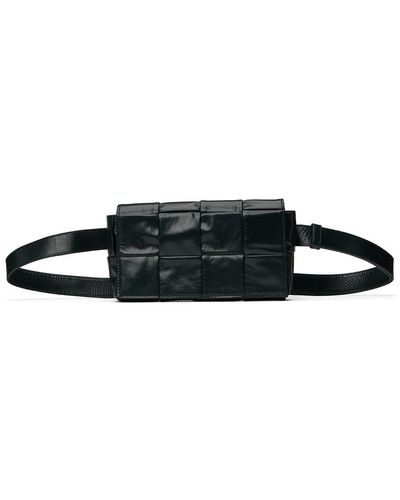 Bottega Veneta Mini sac-ceinture cassette noir