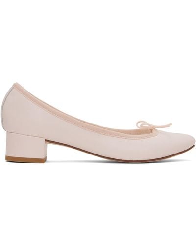 Repetto Ssense Exclusive Pink Camille Heels - Black