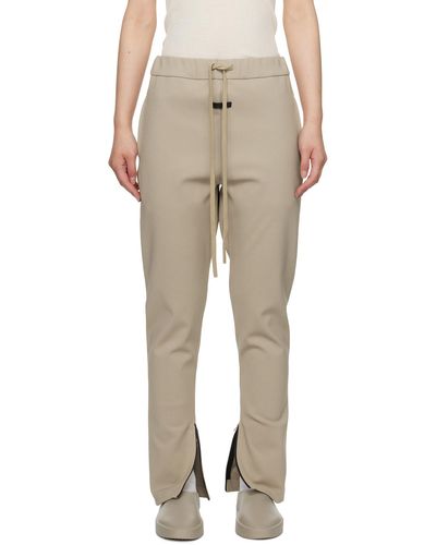 FEAR OF GOD, Lounge Logo Waistband Pants, LIGHT BEIGE