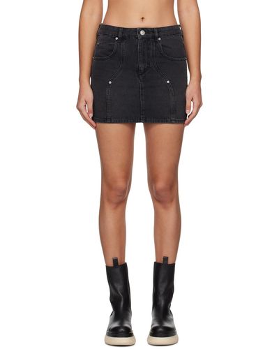 Isabel Marant Vesna Denim Miniskirt - Blue