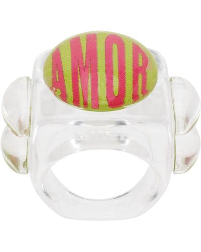 La Manso Tetier Bijoux Edition Iconic 'amor' Ring - Multicolour
