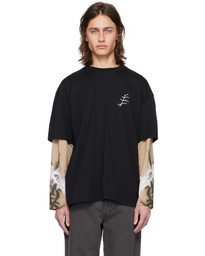 Etudes Studio Goudron Thorns Long Sleeve T-Shirt - Black