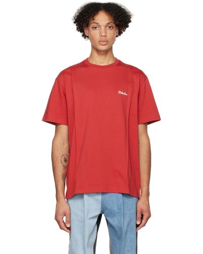 Adererror Fluic T-shirt - Red