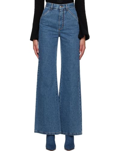 Chloé Wide-leg Jeans - Black