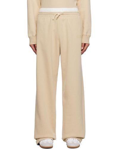 MM6 by Maison Martin Margiela Printed Joggers - Natural