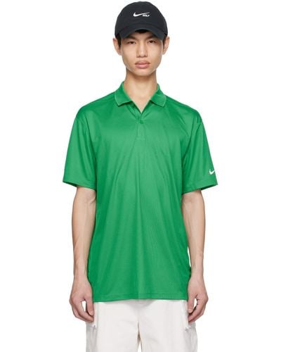 Nike Green Dri-fit Victory Polo