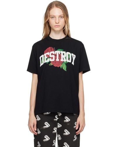 Undercover 'destroy' T-shirt - Black